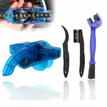 Bicycle Chain Cleaner Bike Wash Tool Cycling Scrubber Cleaning Brushes Wheel Kit